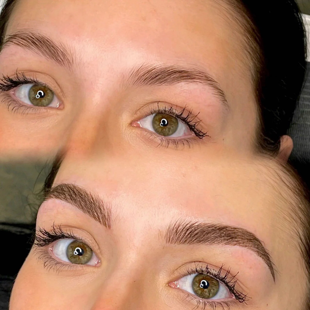 Combo Brows ( Microblading + Powder Brows ) at Unique Clinique Aesthetics in Brooklyn, NY