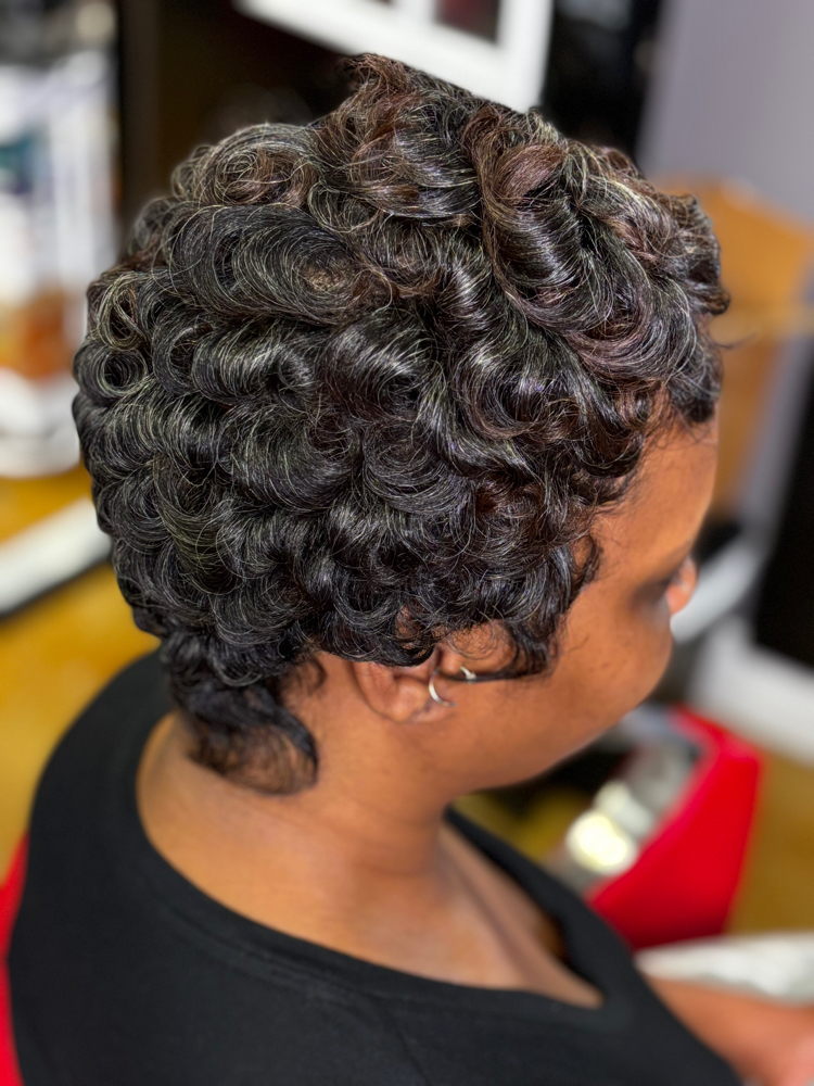 Relaxer Retouch & Style