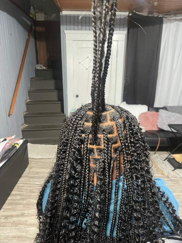 Small Goddess Box Braids