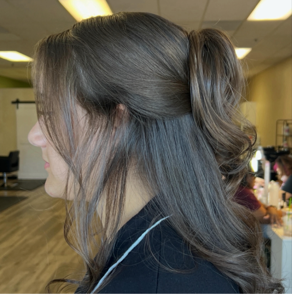 Updo Hairstyle at INVU Beauty Salon in Modesto, CA