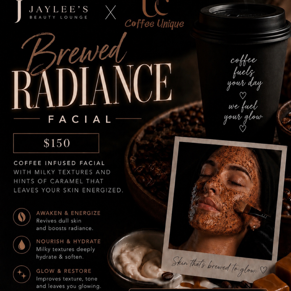 Brewed Radiance Coffee Unique at Jaylee’s Beauty Lounge in Eastchester, NY