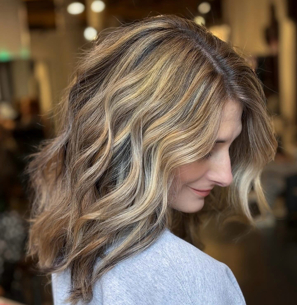 Full Highlights/Lowlights W/Haircut