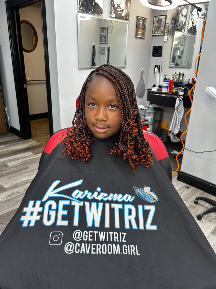 Kids knotless Braids