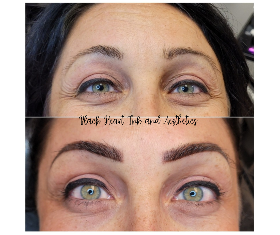 Eyebrow Microshading at Black Heart Ink and Aesthetics in Myrtle Beach, SC