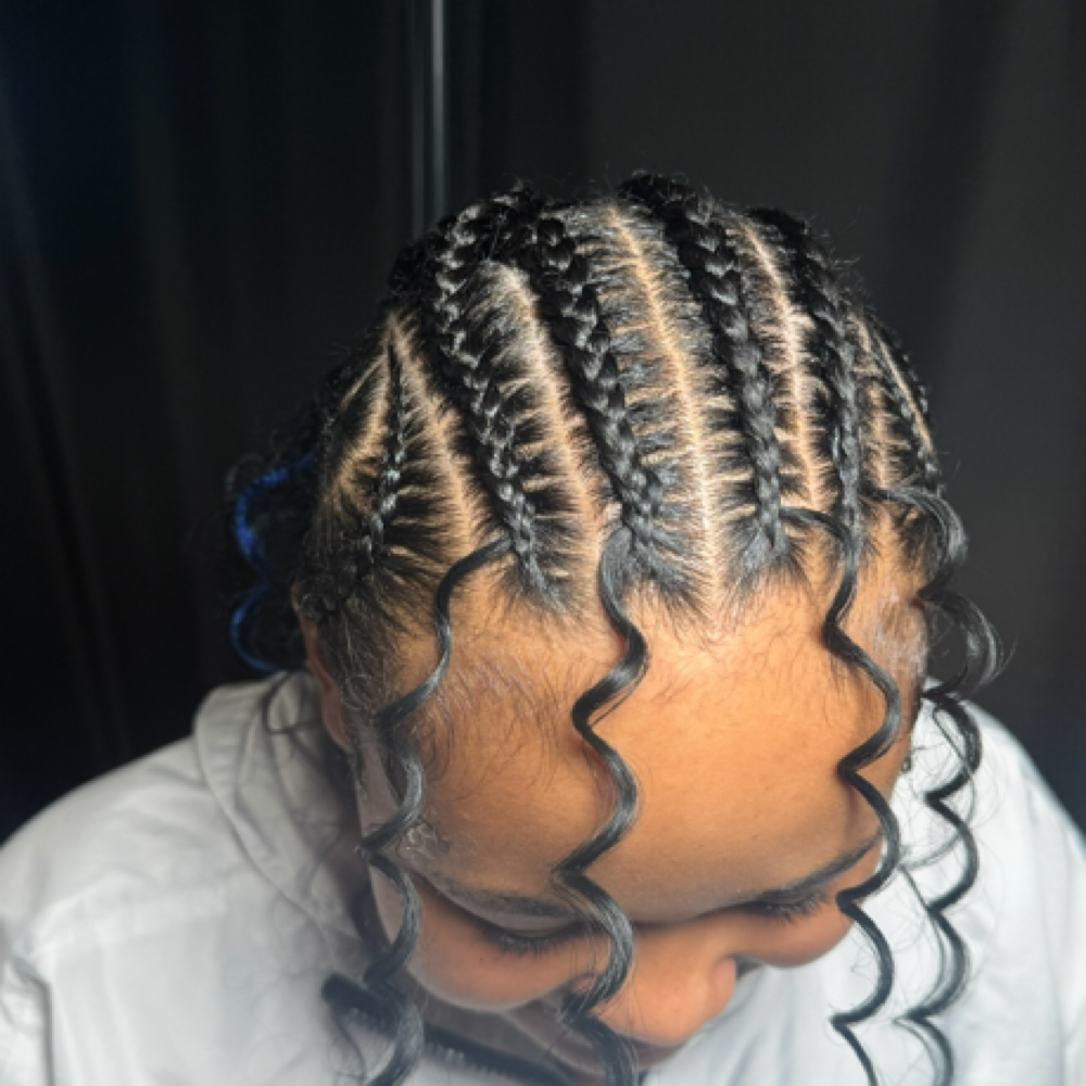 3-7 Scalp Braids at KL Hair Haven & Co. Salon and Spa in Knoxville, TN