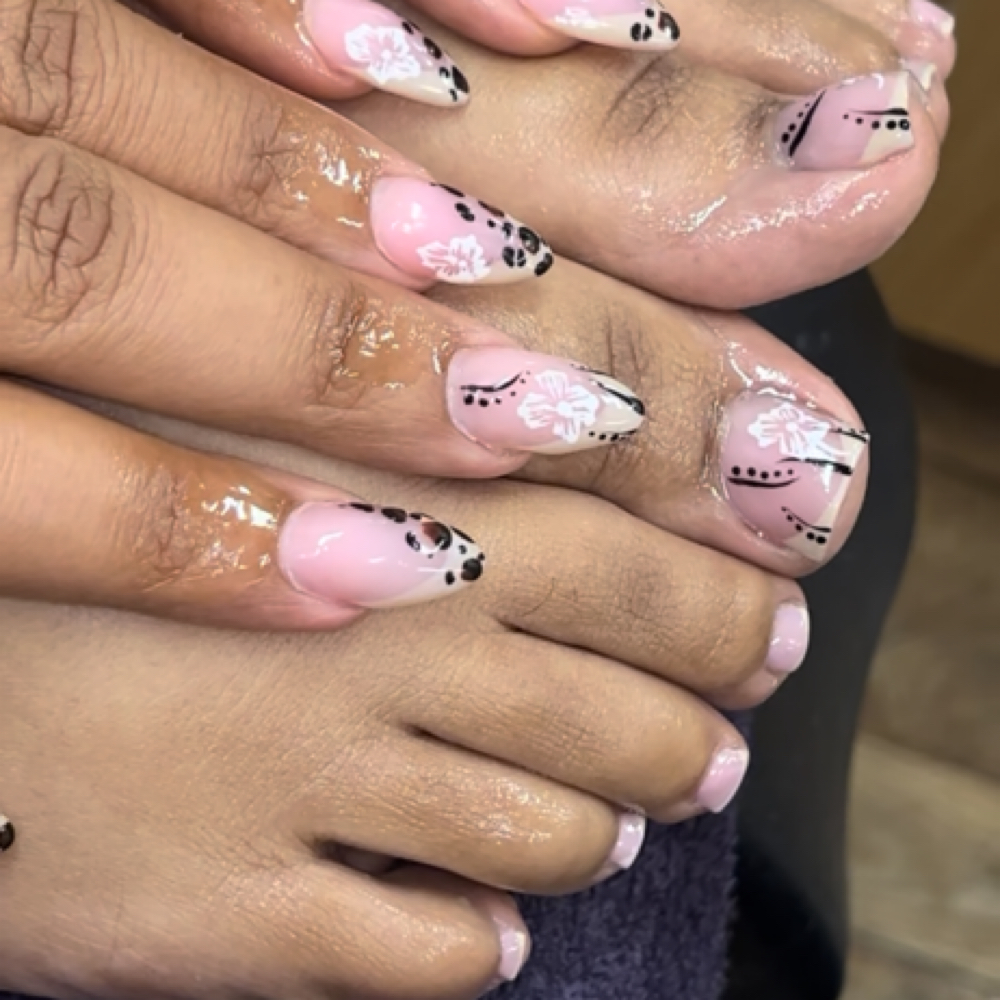 Nail + Toe Combo!👣🫧 at Polishedbyniyahh in Columbus, OH