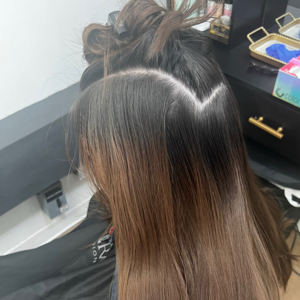 Root Touch-up & Blowout at Rooted Beauty By Jenny in Rock Hill, SC