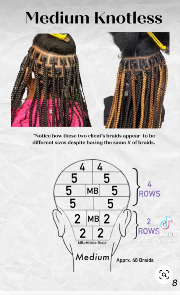 Large Knotless at Beautiffied in Merrillville, IN