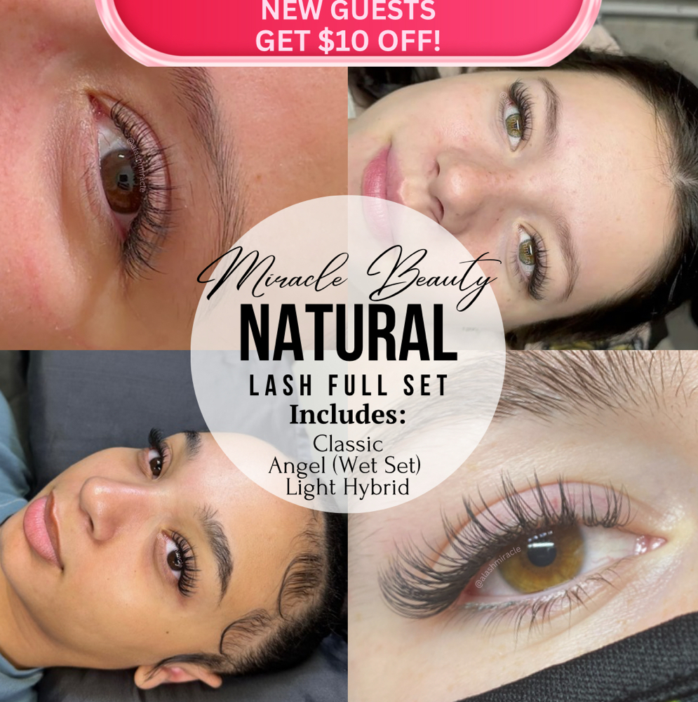 Natural Lash Full Set