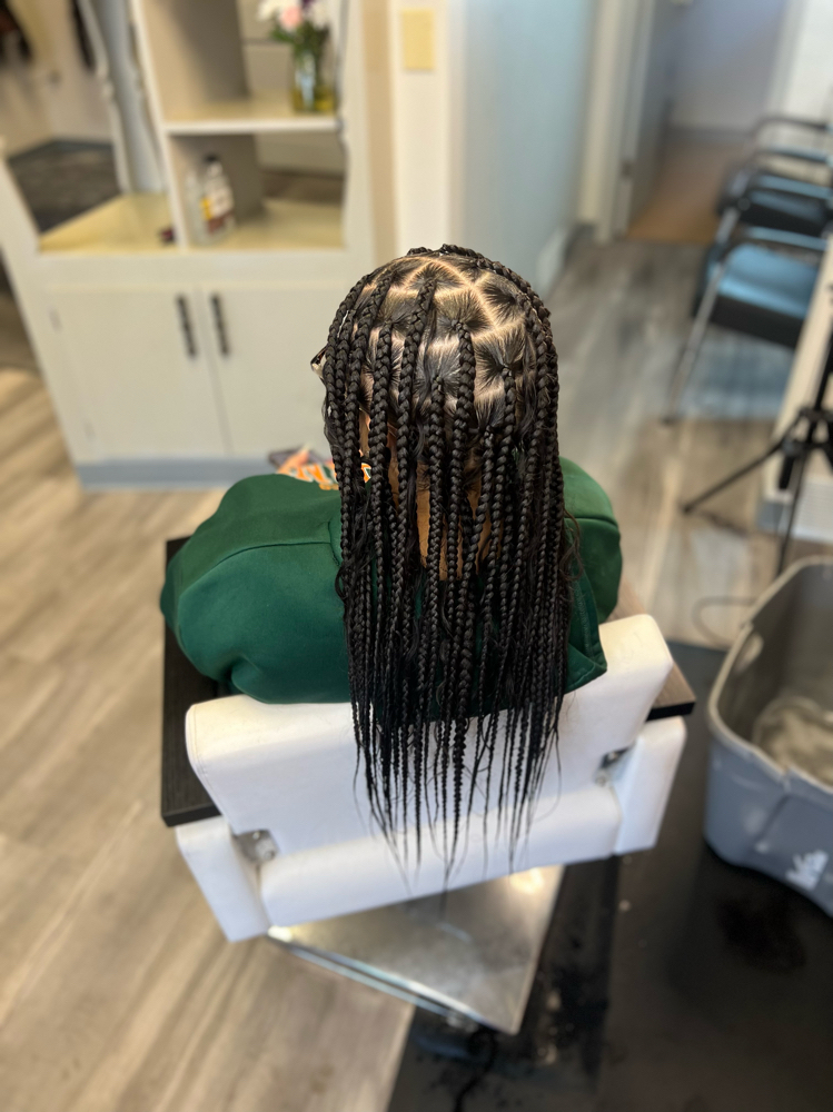 Large Mid Back Length Knotless