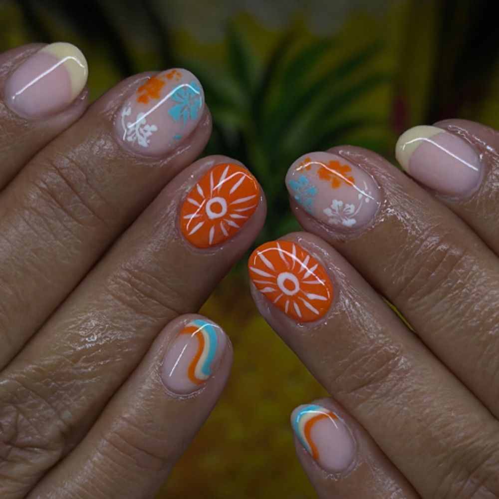 Structured Mani at Nails by Lala in Eugene, OR