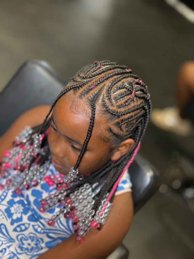Kids Feed-Ins w/ Knotless Braids