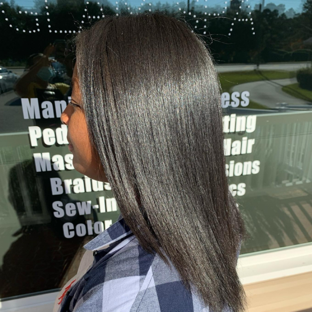 Silk Press at Milan Luxe Studio in Augusta, GA