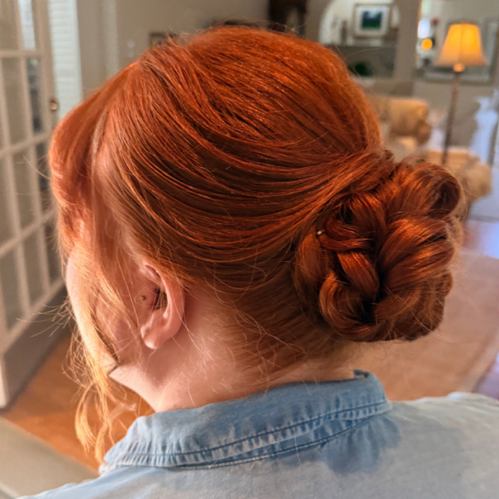 Bridal/ Event Up-do at Eliana  Papanikolaou in Wilmington, NC