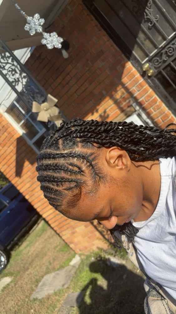 Barrel Twist Fulani W Island Twist