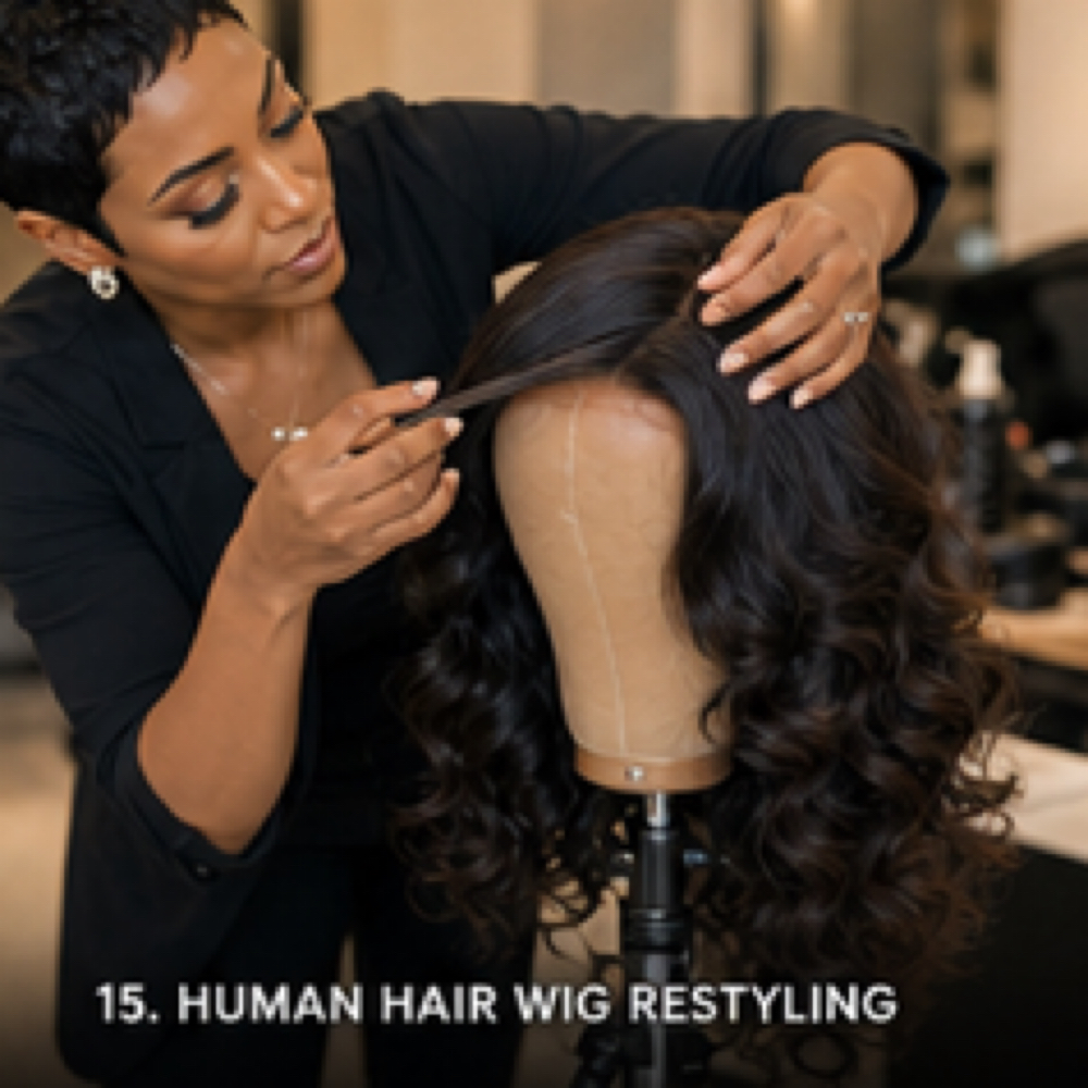 Human Hair Wig Restyling Service at Beauty By Mel Gray in Atlanta, GA