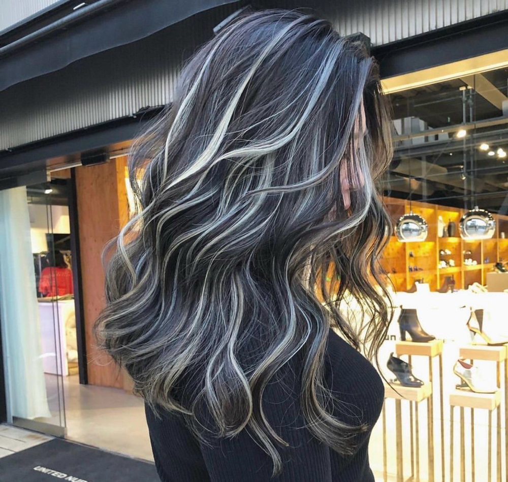 Hair Color Peekaboo Highlights