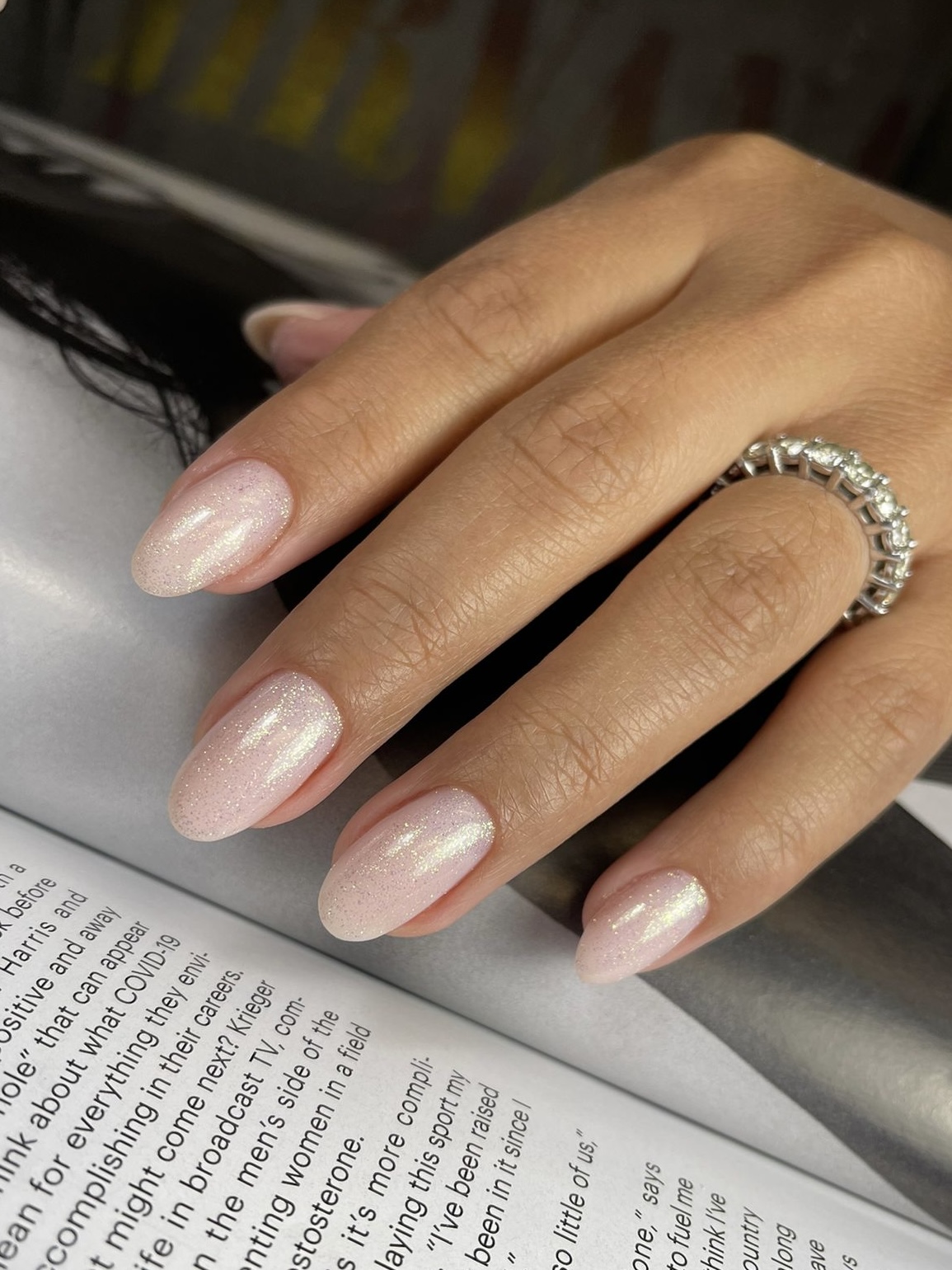 E-file Manicure + Hard Gel Overlay