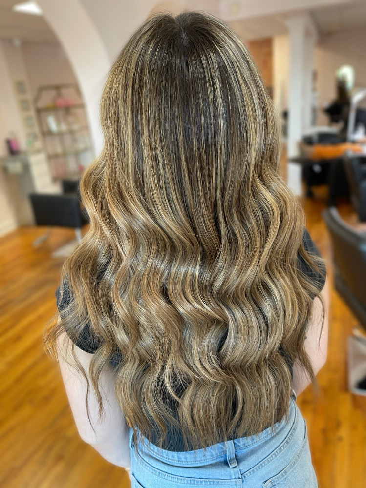 Full Balayage + Toner