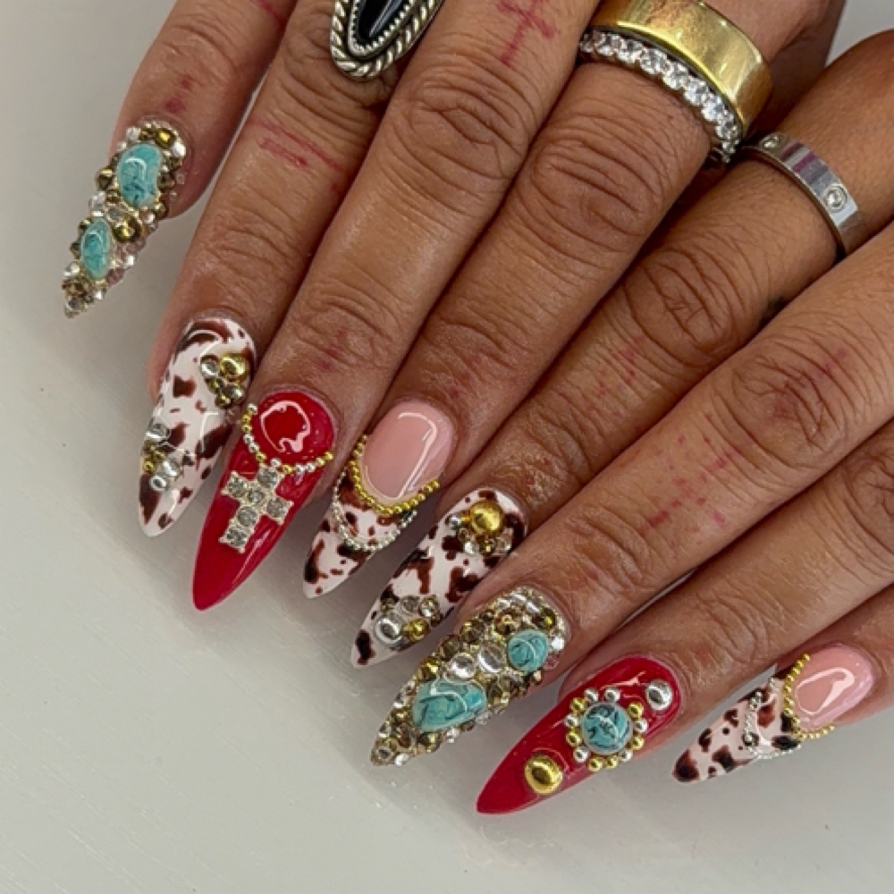 Complex Nail Art at Abby’s Acrylics in Escondido, CA