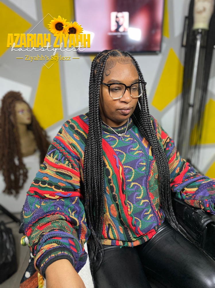 Medium Knotless Braids