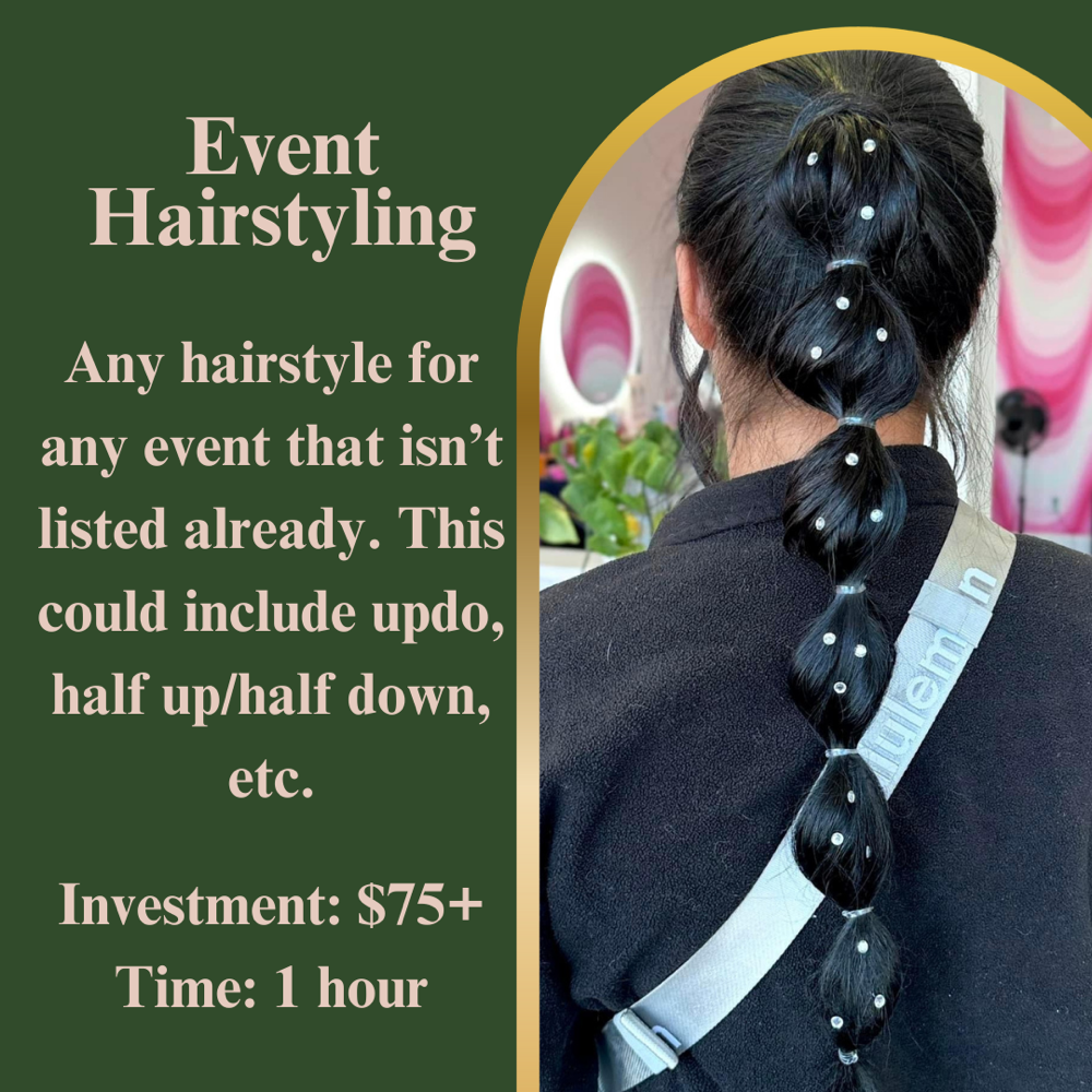 EVENT HAIRSTYLING