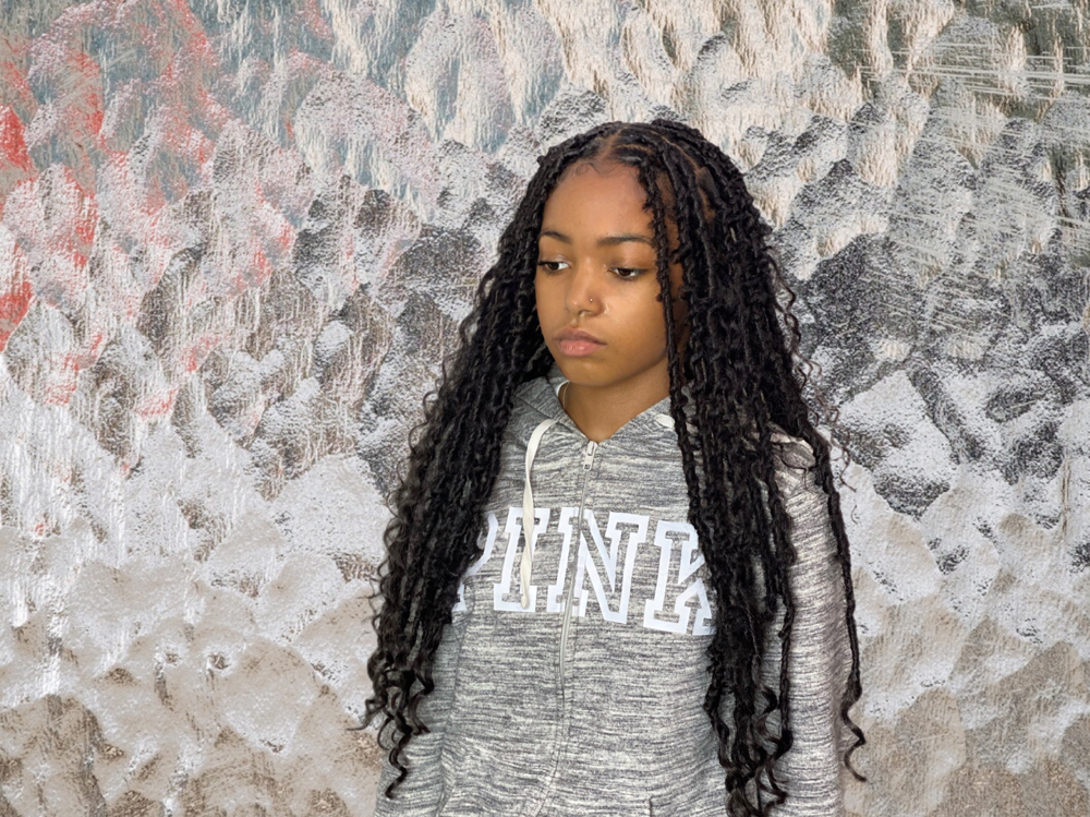 Distressed  Locs Waist Lenght