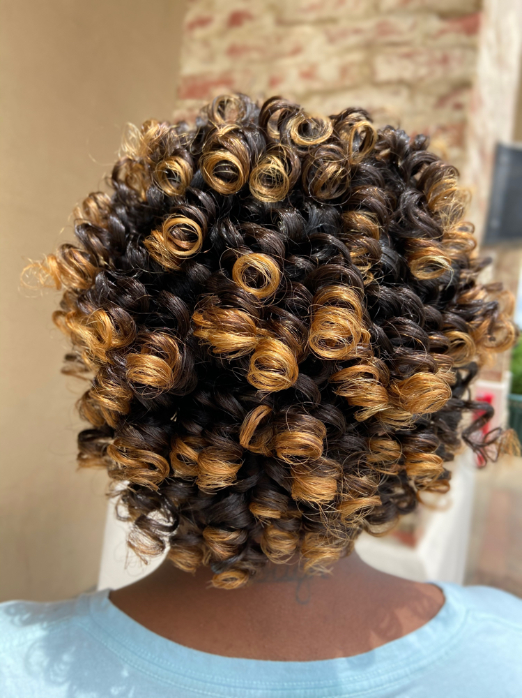 Glam Curls Set at Glamour U Hair Designs in Jackson, MS