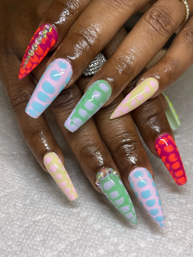Reptile Full Set at Passel Salon - Toni Just Nailed It in Louisville, KY