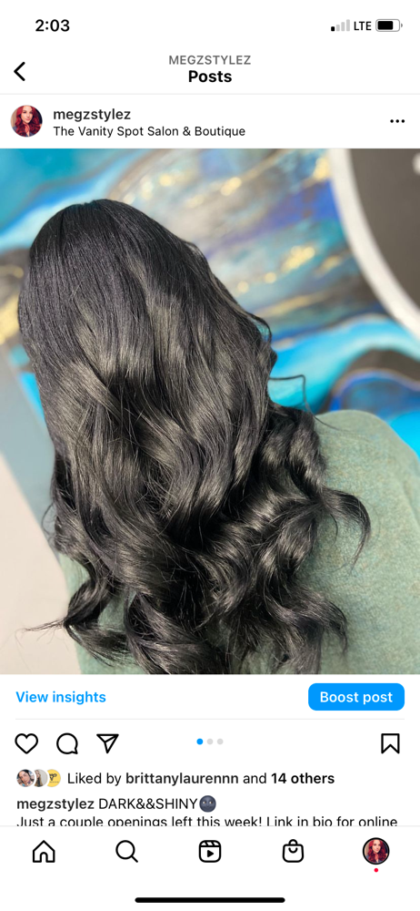 Color And Blow-dry at MegzStylez in Cedar Park, TX