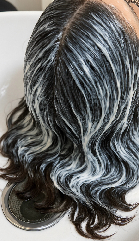 Deep Conditioning + Blowdry