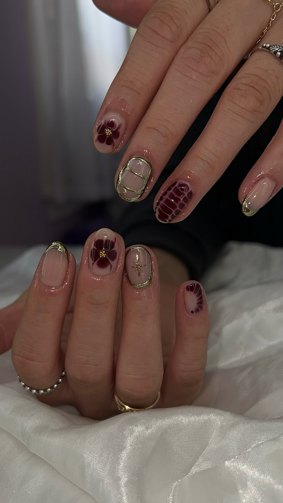 Structured Gel Manicure at 222cutenails in los angeles, CA