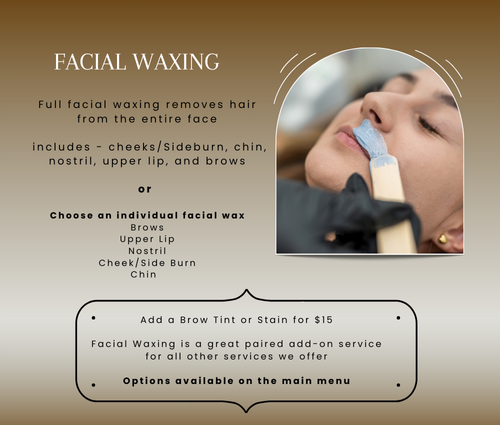 Facial waxing
