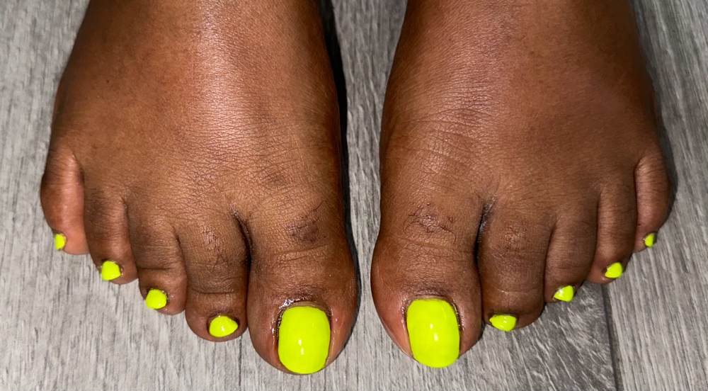 Toe Polish (Gel) Application