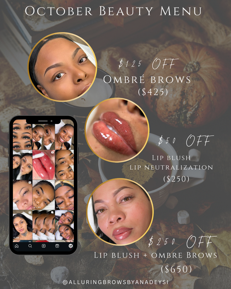 LIP BLUSH OCTOBER SALE