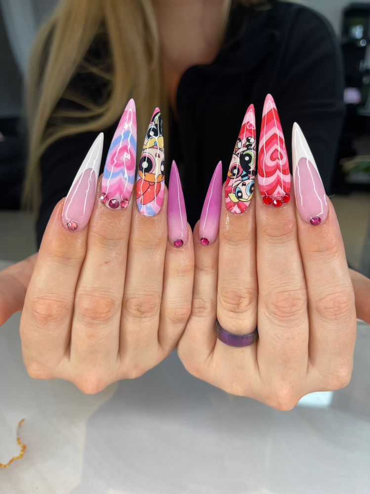 XXL Acrylic Full Set at Nails by Sabra in Fair Oaks, CA
