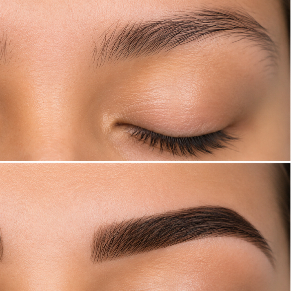 Brow Tint at His & Hers Barbershop and Salon in Painesville, OH