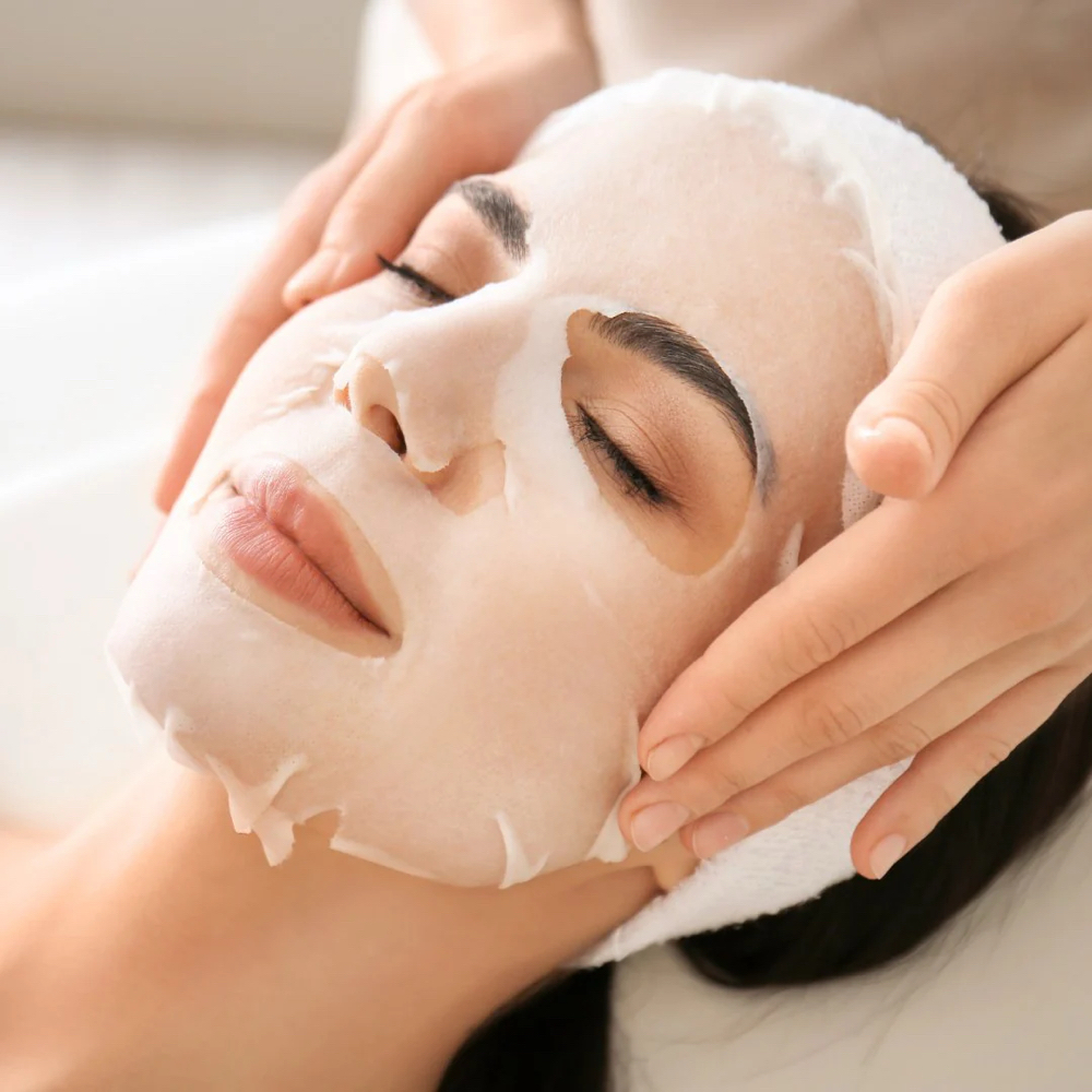 Face Cooling Mask at Velour Wax Haus in San Antonio, TX