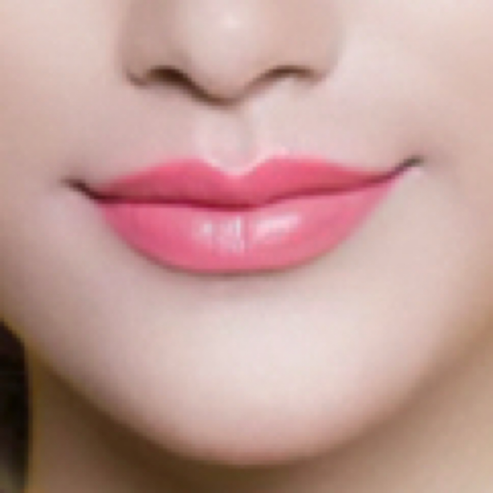 Lips blush at Love lash studio in Laguna Hills, CA