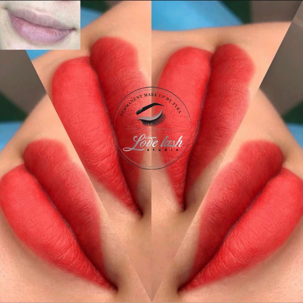 Rose Collagen Lip Shapes at Love lash studio in Laguna Hills, CA