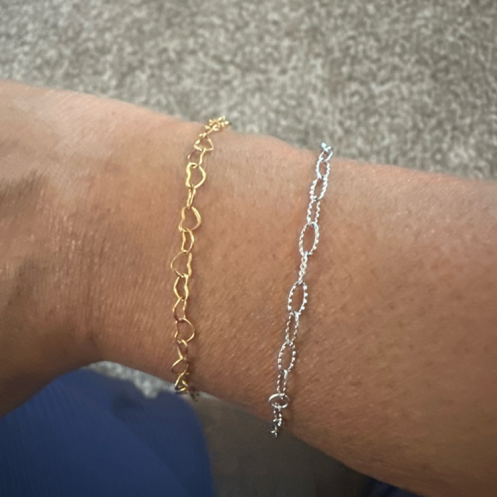 Stainless/Enamel Permanent Jewelry at Shea+SkinCo. in Hanford, CA