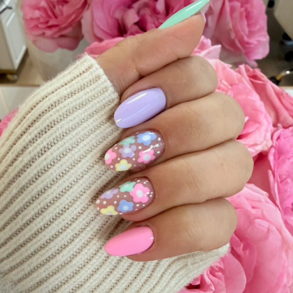 Intricate Nail Art at Golden Hour Spa in Miami Lakes, FL