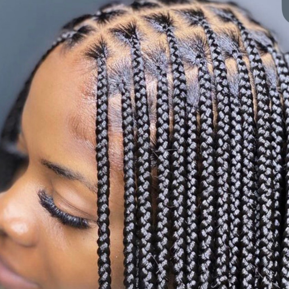 Knotless Braids (Extra Small) at Cherry On Top Studio in Norcross, GA