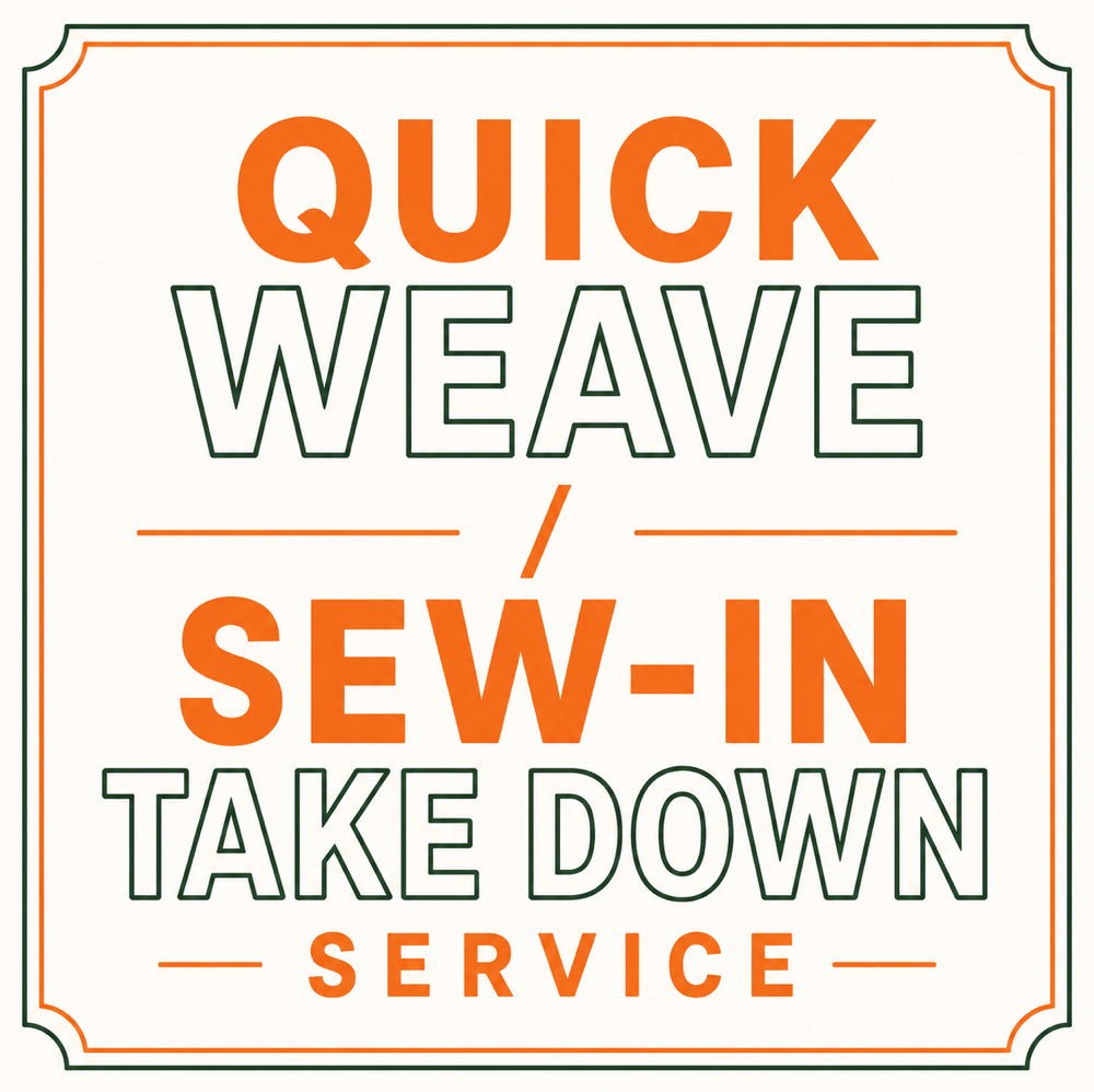 Quick Weave/Sew In Take Down-ADD ON at Perfection by Q Beauty Supply & Salon in Bryant, AR