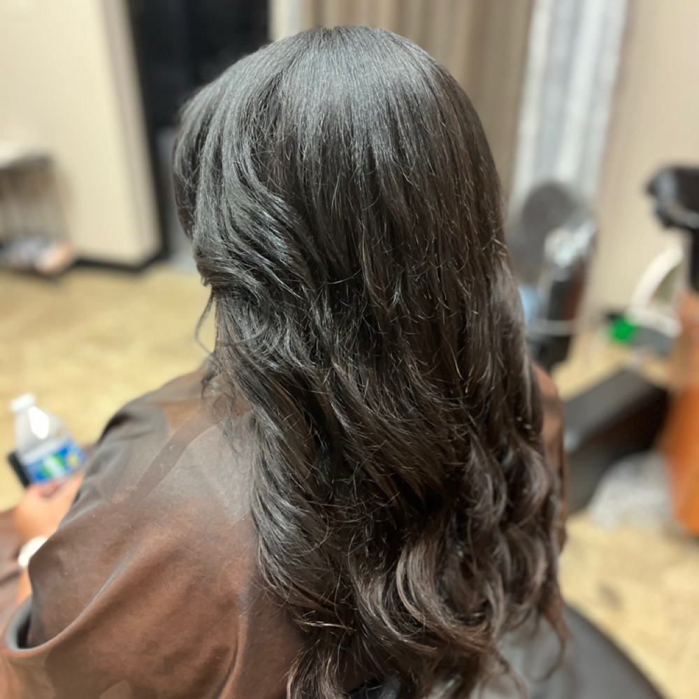 Shampoo and Style, Partial Sew In at Hair By ElahVee in Omaha, NE