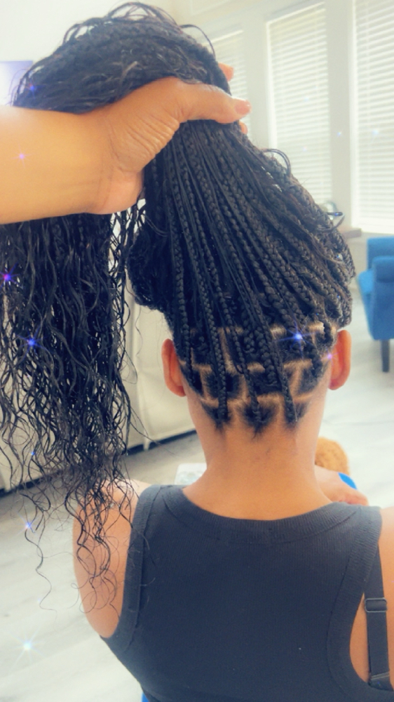 Medium Knotless Boho at Hair N Nails By La in Loganville Ga, GA