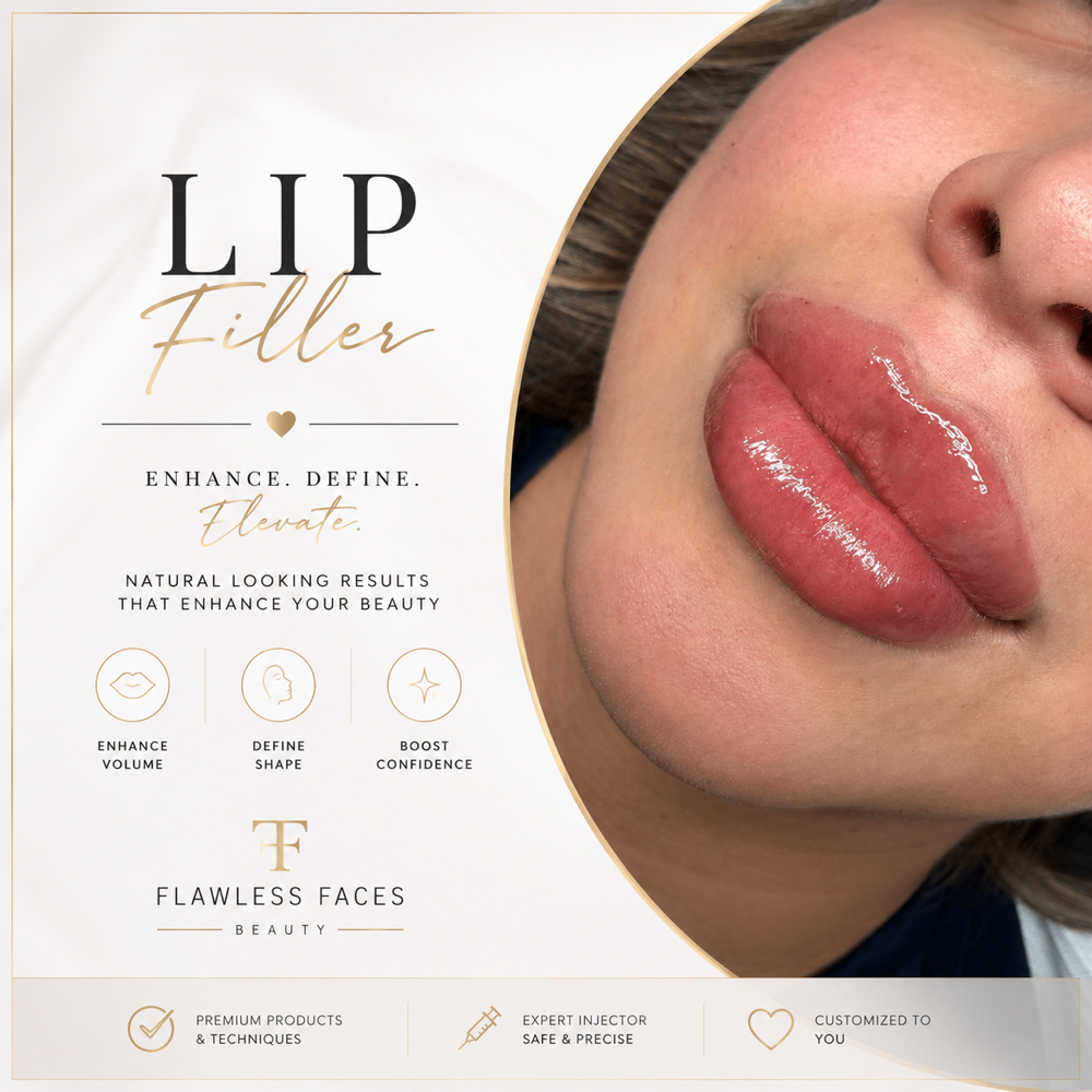 Lip filler (HALF) at Flawless Faces By Francine LLC in Pantego, TX