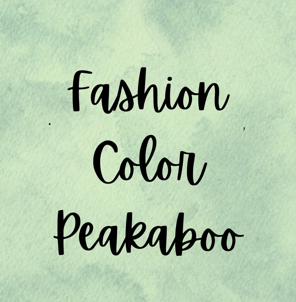Fashion Color Peakaboo