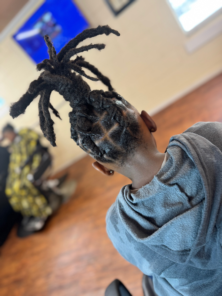 Kid Loc Retwist & Style at The Hot Spot in Harlem, GA