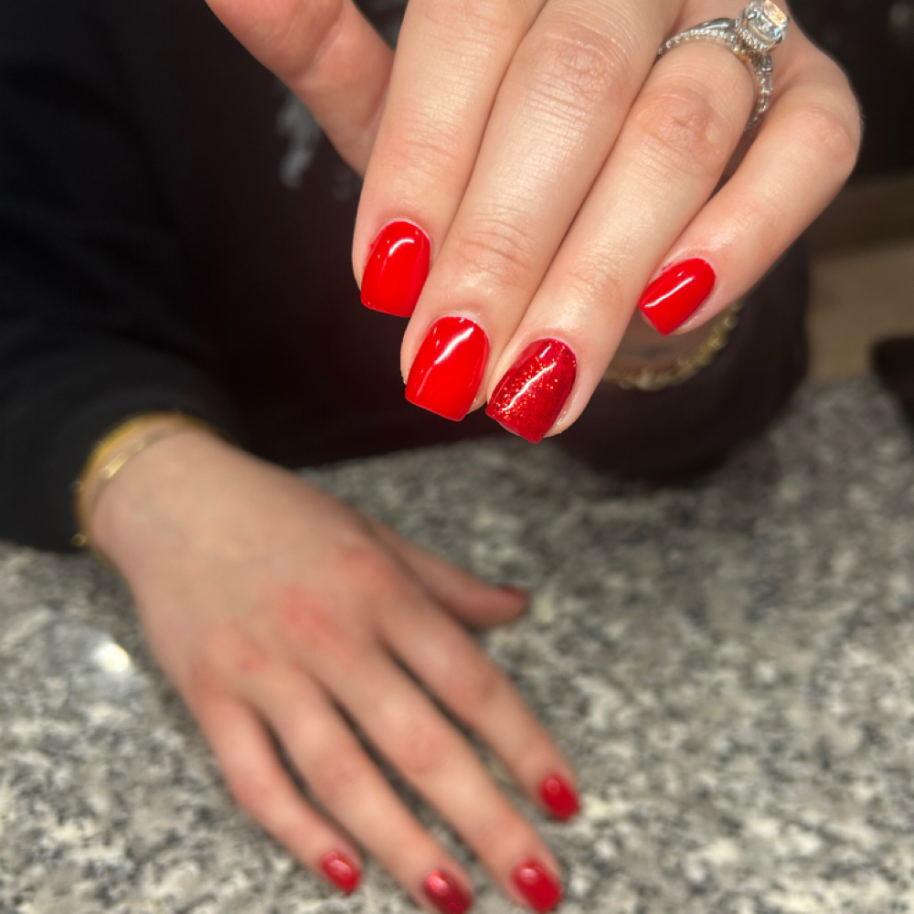 Uv Hard-Gel Fill-in at Claudia’s Nails & Spa in Lyndhurst, NJ